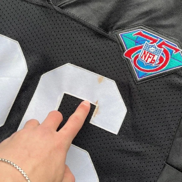 Vintage Russell Athletic Pittsburgh Steelers Rod Woodson 26 NFL Jersey Black 40 - Picture 7 of 10